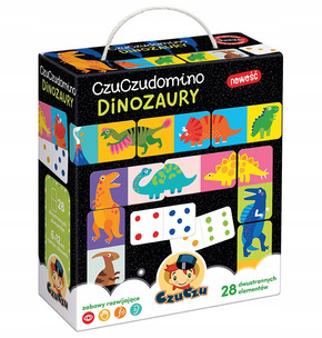 Dinozaury Domino Gra Dla Dzieci 2+ CzuCzu