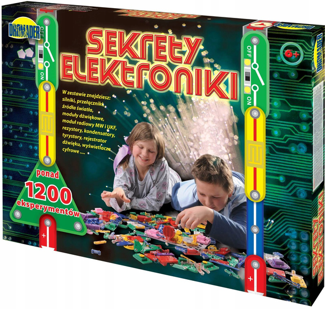 Sekrety Elektroniki 1200 EKSPERYMENTÓW Dromader 9537