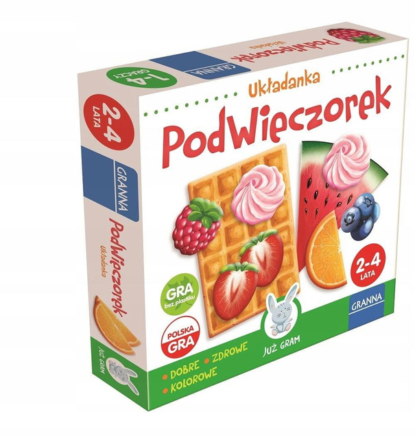 Podwieczorek Układanka Gra Edukacyjna Rodzinna 2+ Granna 4144