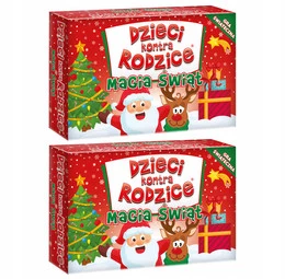 Dzieci Kontra Rodzice MAGIA ŚWIĄT Gra Planszowa Kangur x2