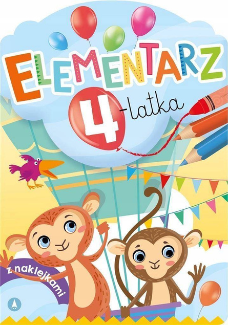 Elementarz 4-Latka Czterolatka Z Naklejkami Zagadki Ćwiczenia 4+ Skrzat