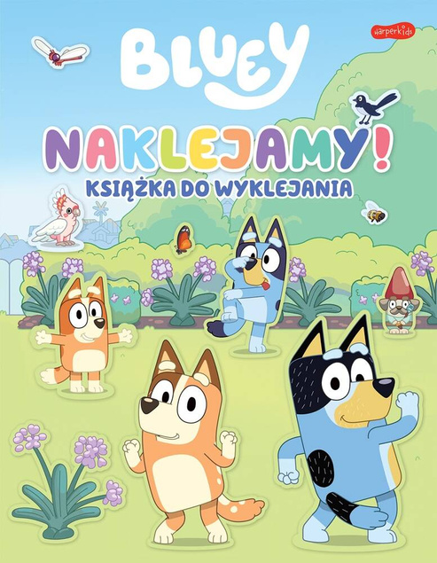 Bluey Naklejamy! Książka Do Wyklejania 3+ HarperKids