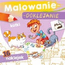 Malowanie Doklejanie Kotki 16 Naklejek 3+ Skrzat