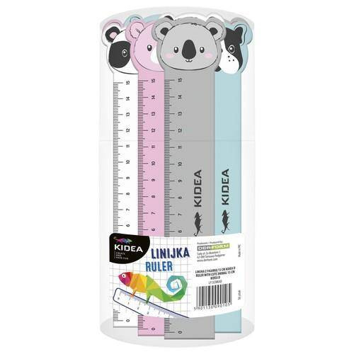 Linijka 15cm z figurką Kidea D