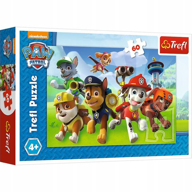 Puzzle 60 Gotowi do akcji Psi Patrol Trefl 17321