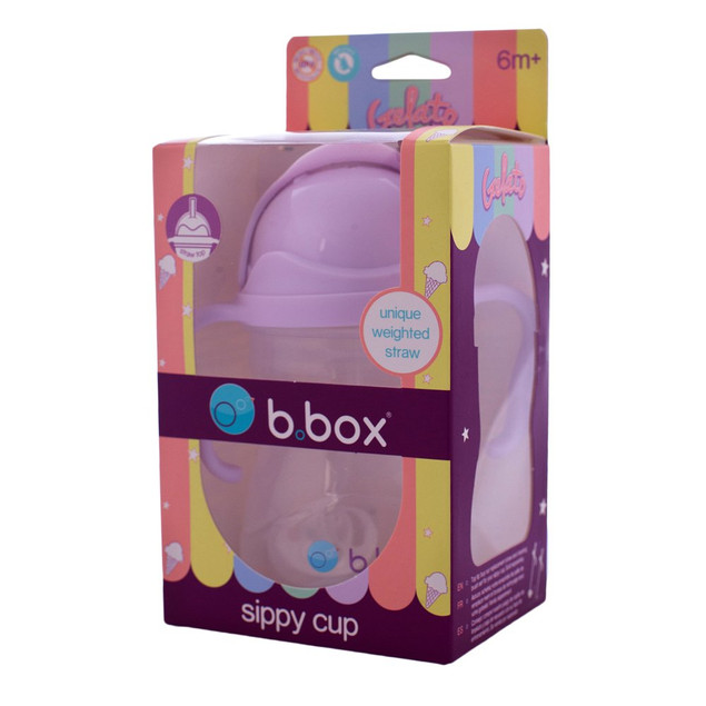 Bidon ze słomką 240 ml niekapek boysenberry B.BOX