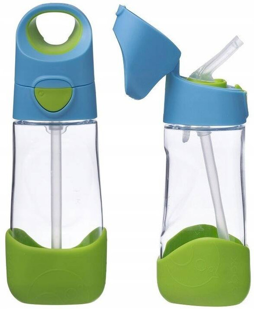 B.BOX Tritanowa butelka ze słomką 450 ml (ocean breeze)