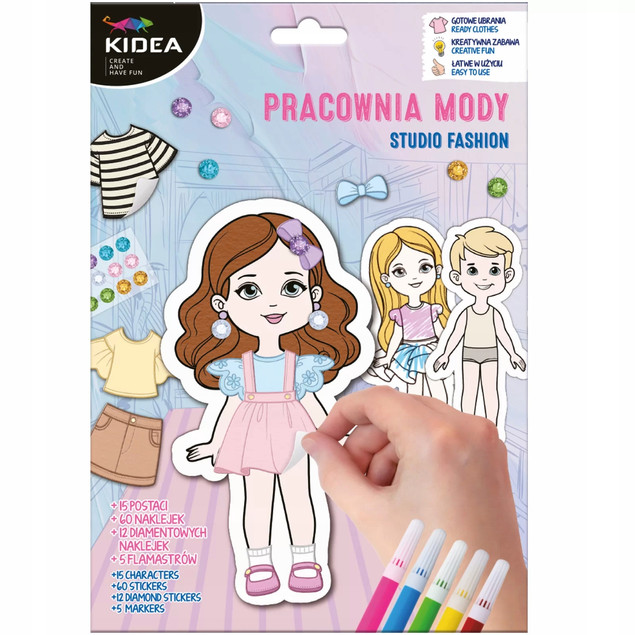PRACOWNIA MODY Zestaw Kreatywny Dla Dziewczynki Fashion Show Kidea