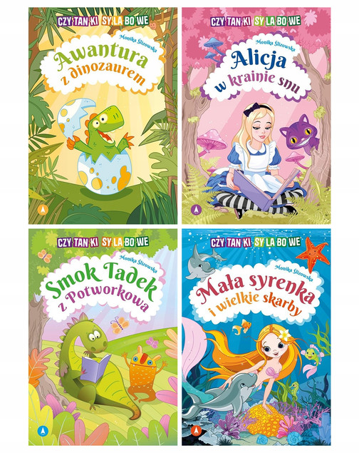 Zestaw Książek Do NAUKI CZYTANIA SYLABAMI Nauka Czytania Skrzat