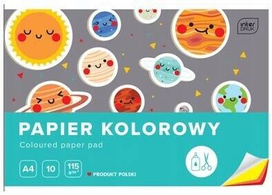 SZKOŁA WYCINANKA KOLOROWA A4 10K
