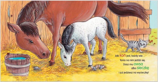 Konik iha, iha Wierszyki bajki bajeczki