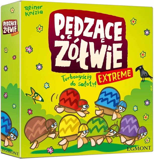 Pędzące Żółwie Extreme Planszowa Gra Rodzinna 6+ Egmont 60387