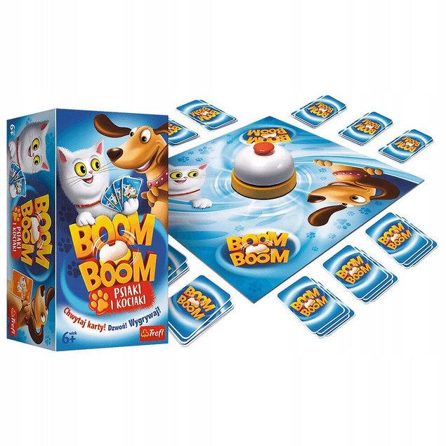 GRA PLANSZOWA  BOOM BOOM PSIAKI