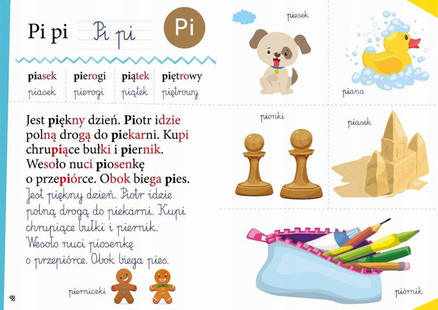 Mój Elementarz Nauka Czytania I Pisania TW BooksAndFun
