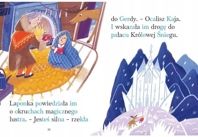 Królowa Śniegu. Już czytam sam. Duże litery i podział na sylaby