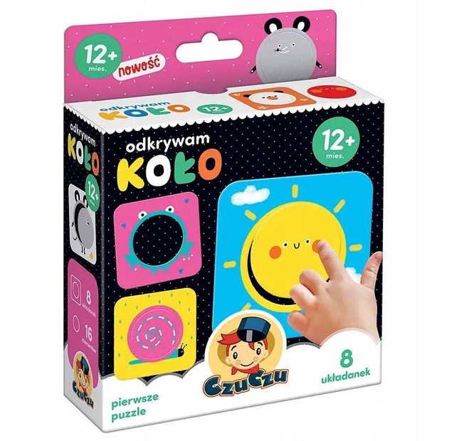 CZUCZU Moje Pierwsze Puzzle Odkrywam Koło 12m+