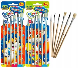 PĘDELKI SZKOLNE RÓŻNE RODZAJE 6SZT BAMBINO