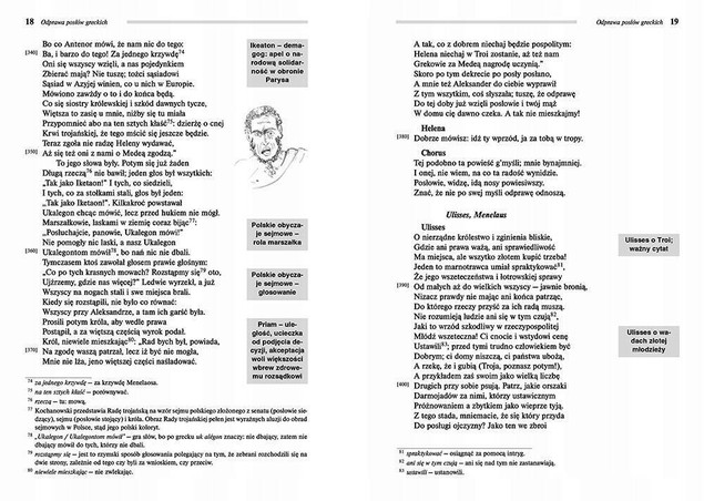 Odprawa posłów greckich lektury z opracowaniem 
