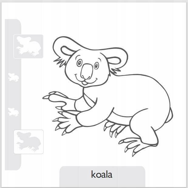 Pokoloruj zwierzaki w zoo