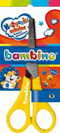NOŻYCZKI SZKOLNE Z PODZIAŁKĄ BAMBINO