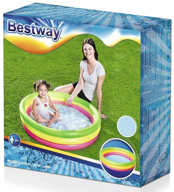 BASEN DMUCHANY OKRĄGŁY DLA DZIECI 152x30 BESTWAY 51104