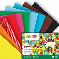 BLOK WYCINANKA HAPPY COLOR A4/10K PAPIER KOLOROWY