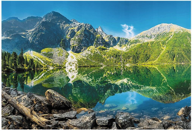 Puzzle 1500 Układanka MORSKIE OKO Krajobraz Widok Góry Jezioro Tatry Trefl