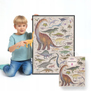 Puzzle 200 Układanka PuzzLove DINOZAURY Prehistoryczne Gady Kreda 7+ CzuCzu