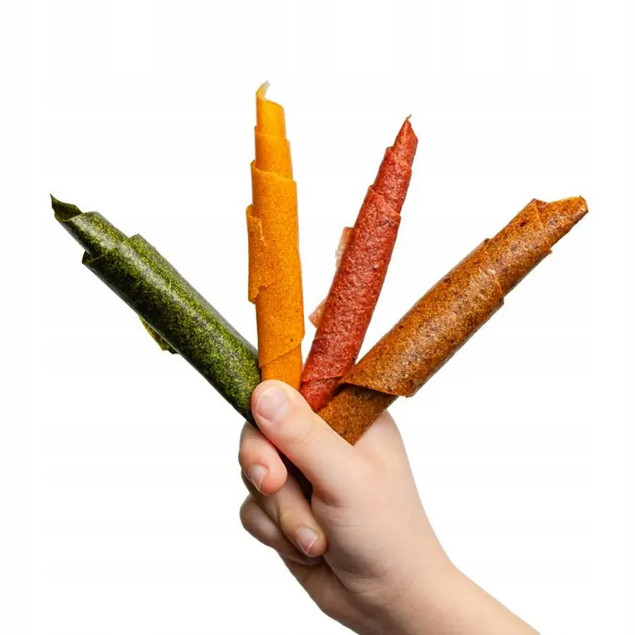 3x Naturalnie Zdrowi Rollsy OWOCOWE MALINA TRUSKAWKA JAGODA