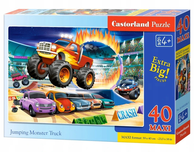 Castorland Puzzle 40 Maxi Jumping Monster Truck