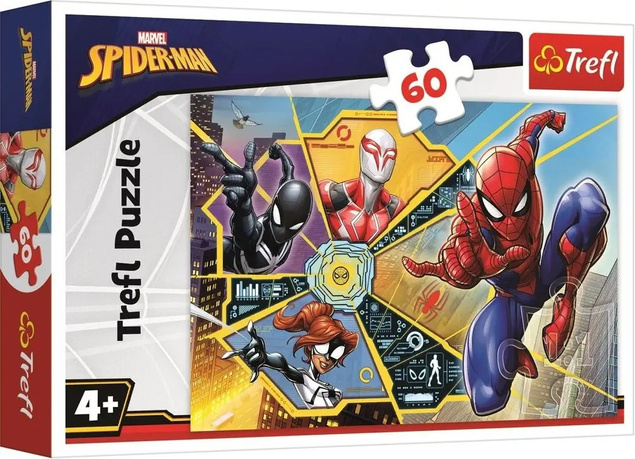 Trefl Puzzle 60 W sieci Spidermana 17372