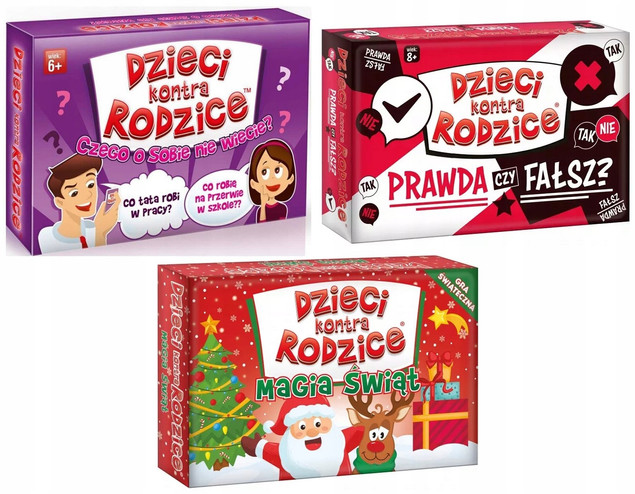 3w1 DZIECI KONTRA RODZICE MAGIA ŚWIĄT PRAWDA FAŁSZ
