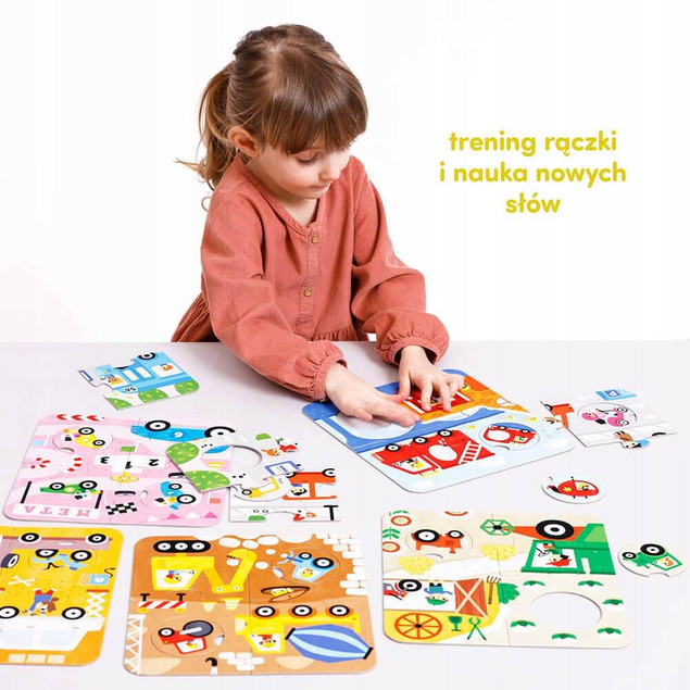 CzuCzu Układanki z dziurką Pojazdy