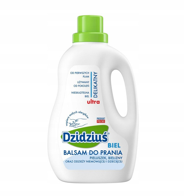 Balsam do prania Dzidziuś Biel 1,5L Hipoalergiczny delikatny