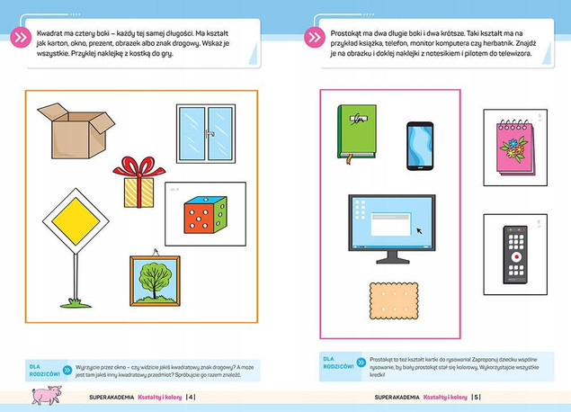 Super akademia: kształty i kolory (2 latka)