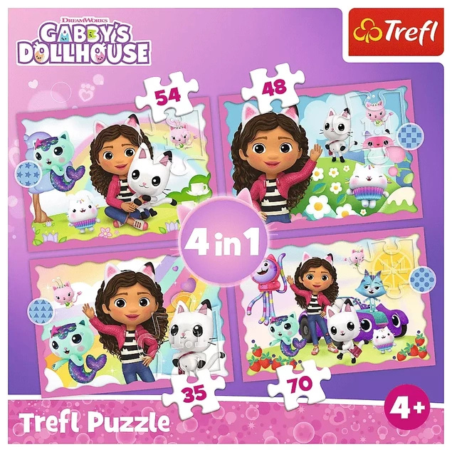 Puzzle 4w1 Przygoda Gabi 34620 Trefl