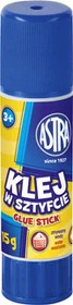 Klej W Sztyfcie Szkolny Biurowy Mocny Zmywalny Bezbarwny 15g 3+ Astra