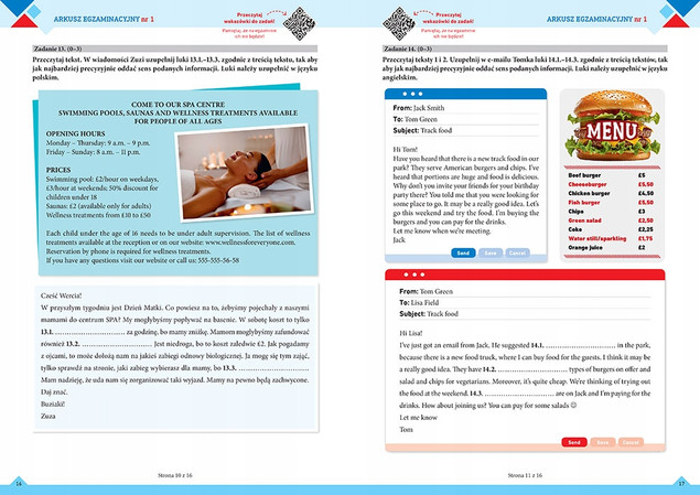 Nowy Egzamin ósmoklasisty - arkusze - język angielski - 2026