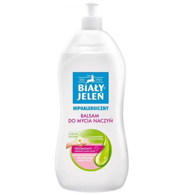 Balsam do mycia naczyń, hipoalergiczny z rumiankiem 3x1 L | Biały Jeleń