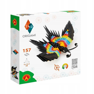 Origami 3D MOTYL 157 Elementy Zestaw Kreatywny 8+ Alexander 2345