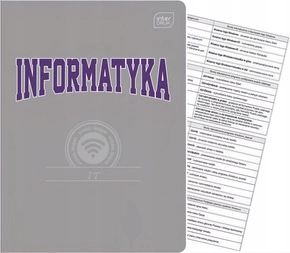 Zeszyt Szkolny Ze Ściągą INFORMATYKA A5 60 Kartek W Kratkę Interdruk