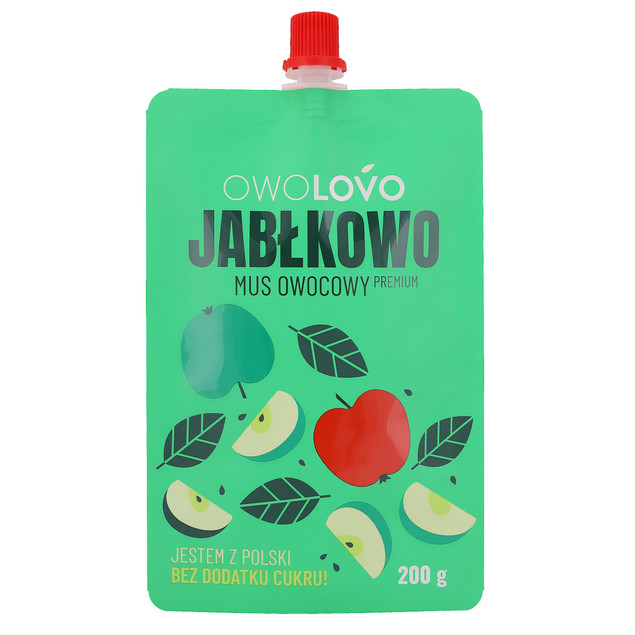 OWOLOVO Mix Musów TUBKA dla Dzieci Dorosłych 40x200g MEGA ZESTAW 10 Smaków