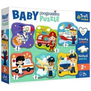 Puzzle Baby Progressive Zawody i pojazdy 44001 Trefl