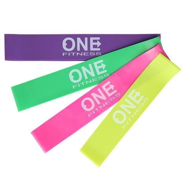 Zestaw 4 Gum Taśm Do Ćwiczeń Mini Band Fitness OF