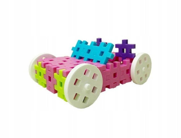 Klocki Meli Constructor Pink 400 el Dla Dziewczynki Różowe 3+ 50065