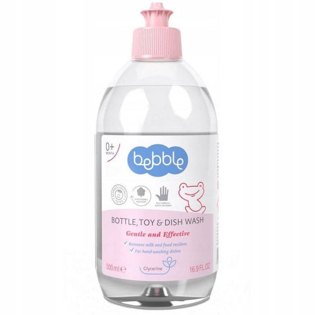 Canpol babies szczotka do butelek i smoczków z gąbką i przyssawką