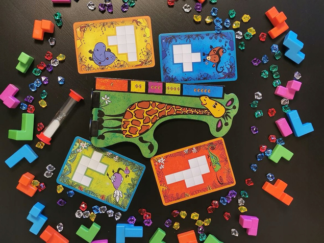 Ubongo Junior 3D Gra Planszowa Spostrzegawczość Logiczne Myślenie 5+ Egmont
