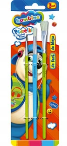 PĘDZELKI DO FARB I KLEJU 3SZT BAMBINO