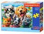 Puzzle 120 Układanka Pies PIESKI Kotki Kot Psy Husky Labrador 6+ Castorland