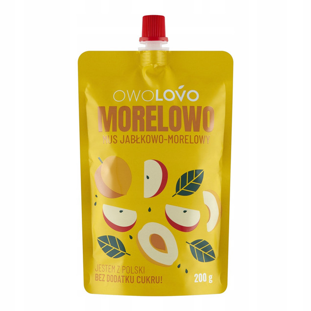 Mus Owolovo MIX SMAKÓW Dla Dzieci 200g PREMIUM Naturalny 15x 200g